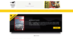 Desktop Screenshot of caballonegroeditora.com.ar